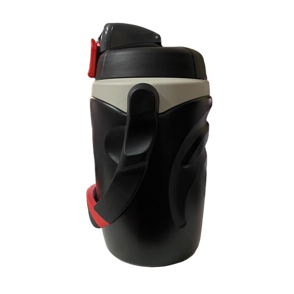 Thermos Foam Insulated Hydration Water Bottle Sports Jug 64 oz/1.9L Black Red - Picture 3 of 11